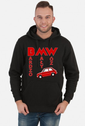 126p - Bardzo Mały Wóz (bluza męska kapturowa) jasna grafika