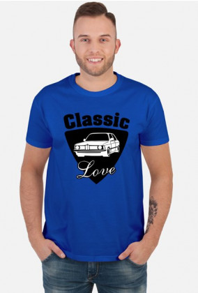 Classic Love - E21 (koszulka męska) ciemna grafika
