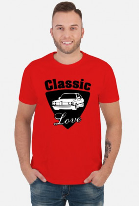 Classic Love - E21 (koszulka męska) ciemna grafika