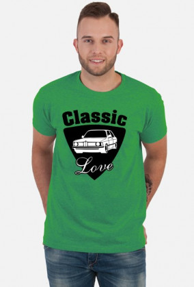 Classic Love - E21 (koszulka męska) ciemna grafika
