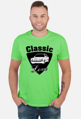 Classic Love - E21 (koszulka męska) ciemna grafika