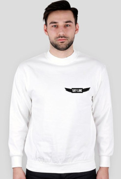 Bluza z nadrukiem SKY LINE [Biała]