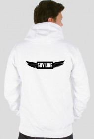 Bluza z czarnym kapturem z nadrukiem SKY LINE