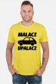 Malacz upalacz (koszulka męska) ciemna grafika