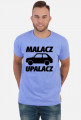 Malacz upalacz (koszulka męska) ciemna grafika