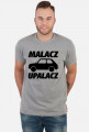Malacz upalacz (koszulka męska) ciemna grafika