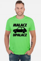Malacz upalacz (koszulka męska) ciemna grafika