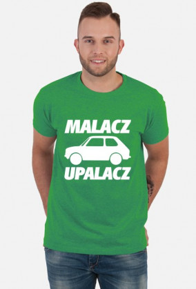 Malacz upalacz (koszulka męska) jasna grafika