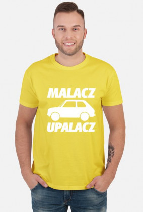 Malacz upalacz (koszulka męska) jasna grafika
