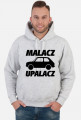 Malacz upalacz (bluza męska kapturowa) ciemna grafika