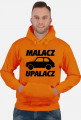 Malacz upalacz (bluza męska kapturowa) ciemna grafika