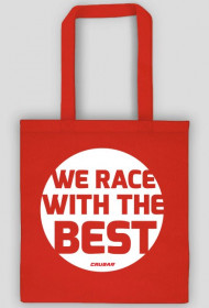 We Race With The Best | torba | czerwona