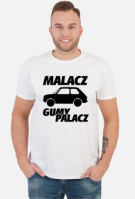 Malacz gumy palacz (koszulka męska) ciemna grafika