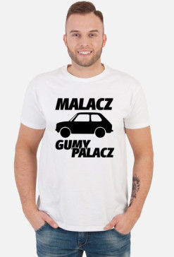 Malacz gumy palacz (koszulka męska) ciemna grafika