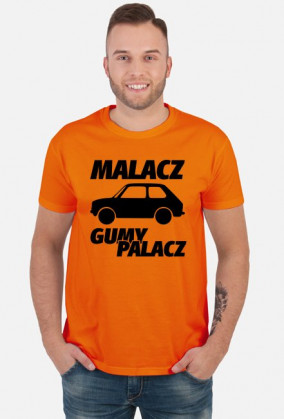 Malacz gumy palacz (koszulka męska) ciemna grafika