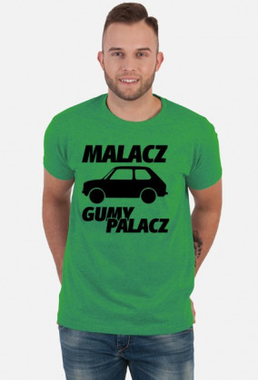 Malacz gumy palacz (koszulka męska) ciemna grafika