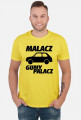Malacz gumy palacz (koszulka męska) ciemna grafika