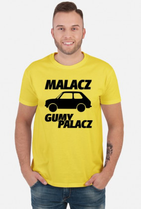 Malacz gumy palacz (koszulka męska) ciemna grafika