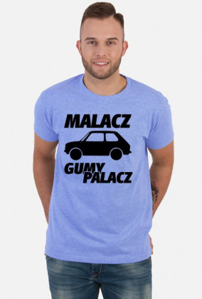 Malacz gumy palacz (koszulka męska) ciemna grafika