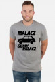 Malacz gumy palacz (koszulka męska) ciemna grafika