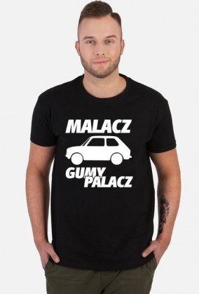 Malacz gumy palacz (koszulka męska) jasna grafika