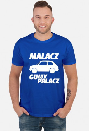 Malacz gumy palacz (koszulka męska) jasna grafika