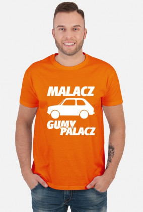 Malacz gumy palacz (koszulka męska) jasna grafika