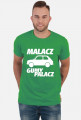 Malacz gumy palacz (koszulka męska) jasna grafika