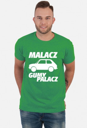 Malacz gumy palacz (koszulka męska) jasna grafika