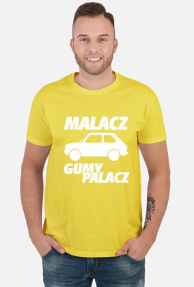 Malacz gumy palacz (koszulka męska) jasna grafika