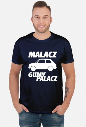 Malacz gumy palacz (koszulka męska) jasna grafika