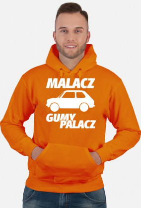 Malacz gumy palacz (bluza męska kapturowa) jasna grafika