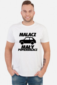 Malacz mały popierdalacz (koszulka męska) ciemna grafika