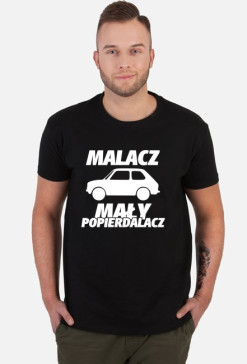 Malacz mały popierdalacz (koszulka męska) jasna grafika