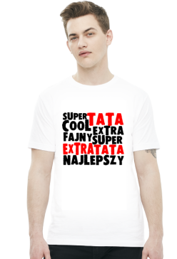 Koszulka dla taty - Super Extra Cool Tata