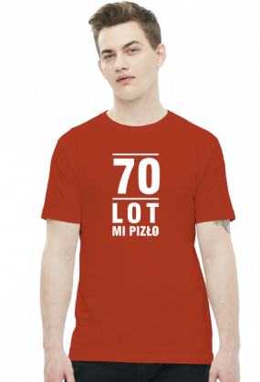 Koszulka 70 lot mi pizło