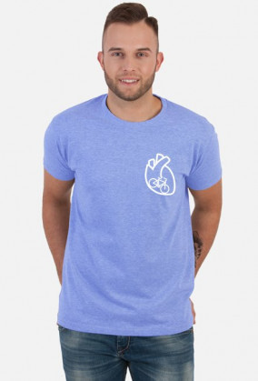 W SERCU MAM ROWER - KOSZULKA KOLOROWA