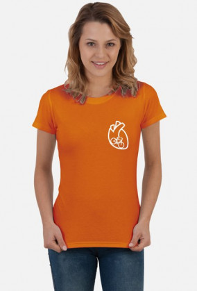 W SERCU MAM ROWER - KOSZULKA KOLOROWA