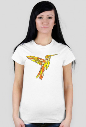 Koszulka Geometryczny Żółtawy Koliber