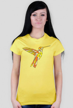 Koszulka Geometryczny Żółtawy Koliber