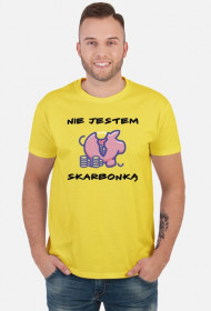 T-Shirt Skarbonka żółty