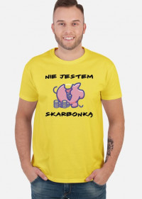 T-Shirt Skarbonka żółty