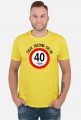 Prezent na 40 urodziny - koszulka Życie zaczyna się po 40-tce