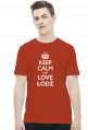 Koszulka z napisem Keep Calm Łódź