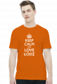 Koszulka z napisem Keep Calm Łódź