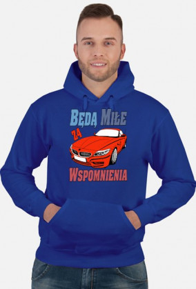 BMW Z4 E89 MPOWER - Będą Miłe Wspomnienia (bluza męska kapturowa)
