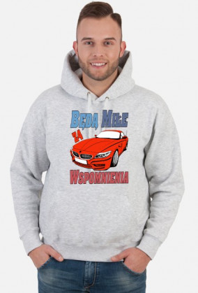 BMW Z4 E89 MPOWER - Będą Miłe Wspomnienia (bluza męska kapturowa)