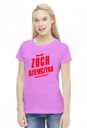 Koszulka z napisem Zuch dziewczyna