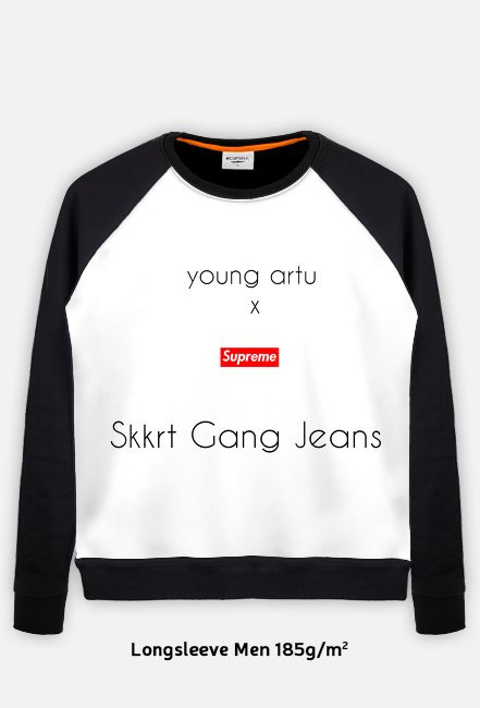young artu x supreme (skkrt gang jeans)