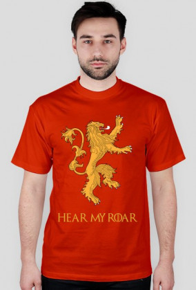 KOSZULKA GRA O TRON LANNISTER HEAR MY ROAR